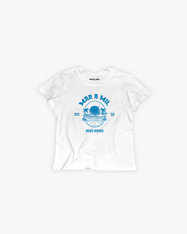 T-SHIRT MAR A MIL MAKE WAVES FEMININA