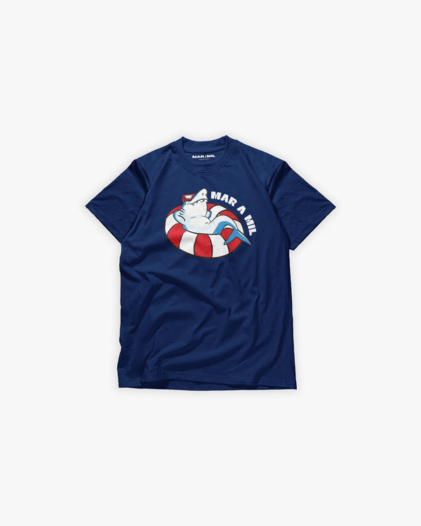 LAZY SHARK GRAPHIC T-SHIRT